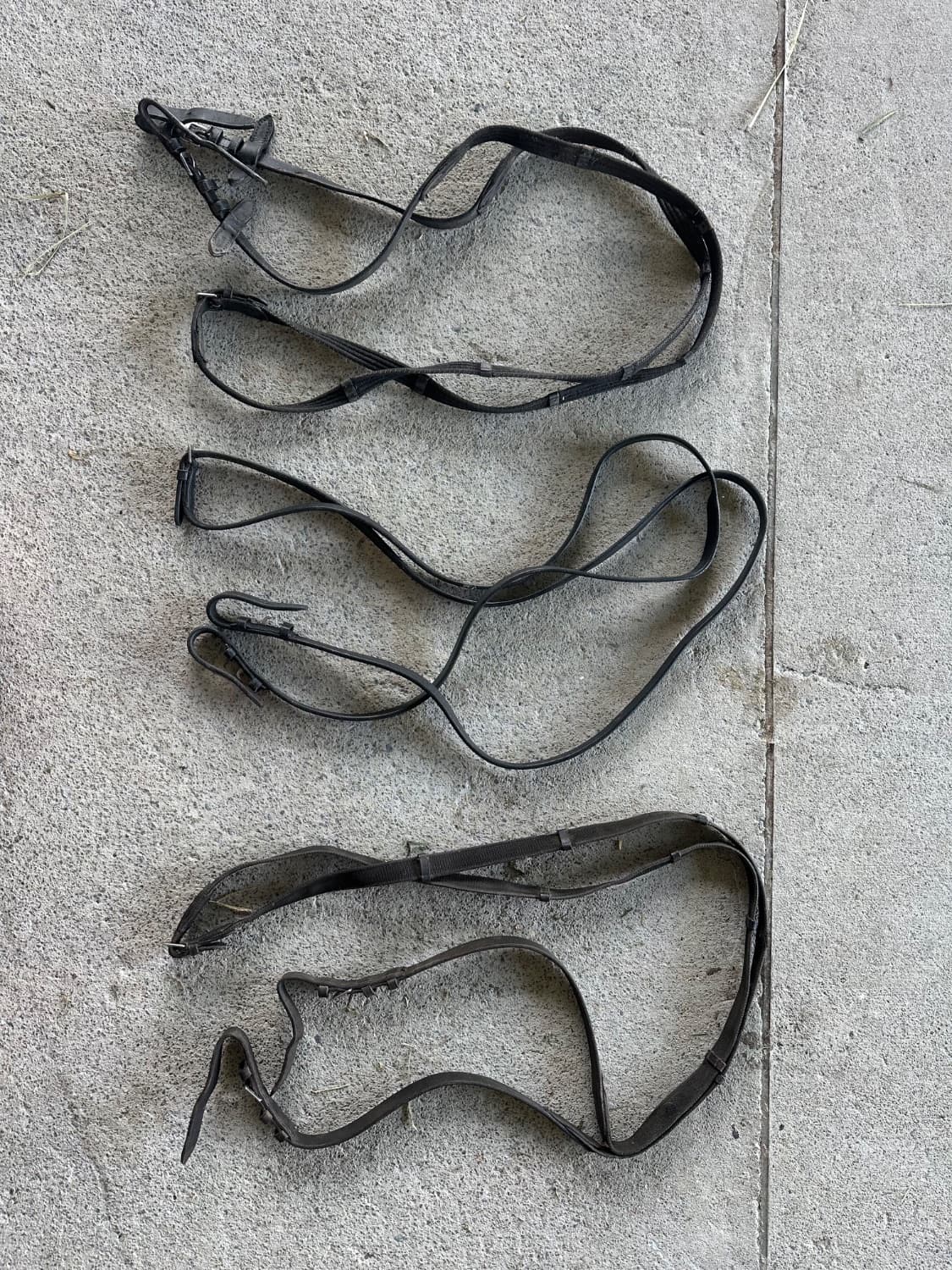 Black full reins — image 1