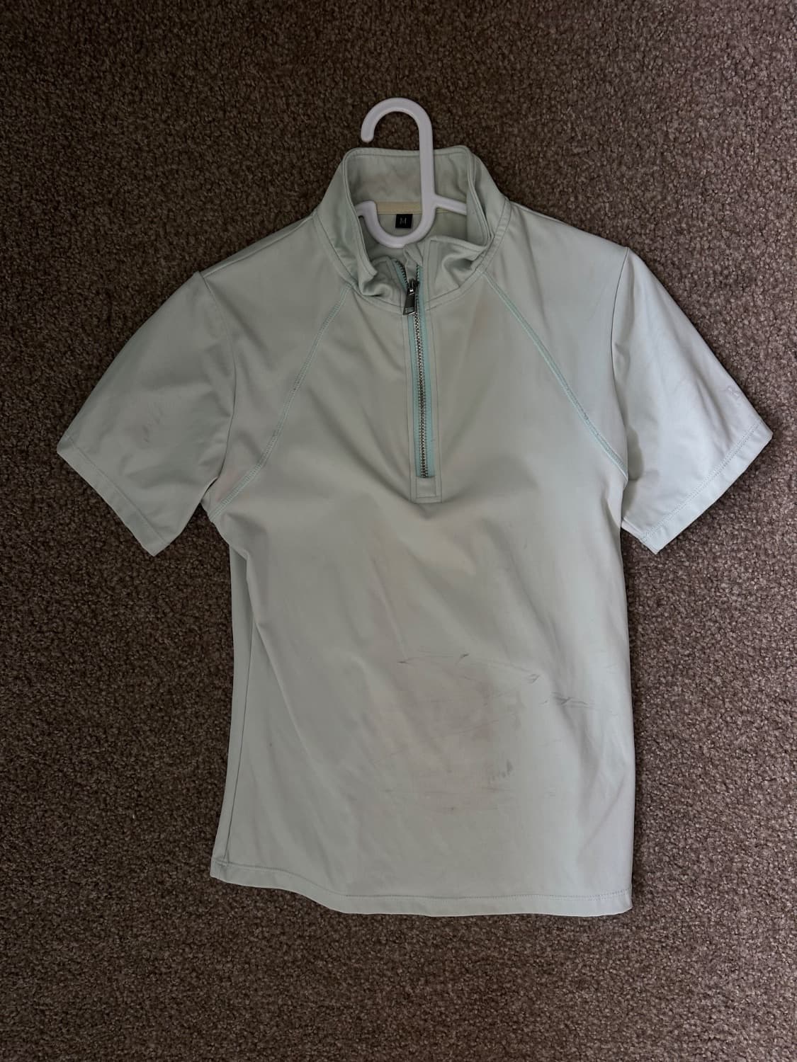 Red Equus mint green shirt — image 1