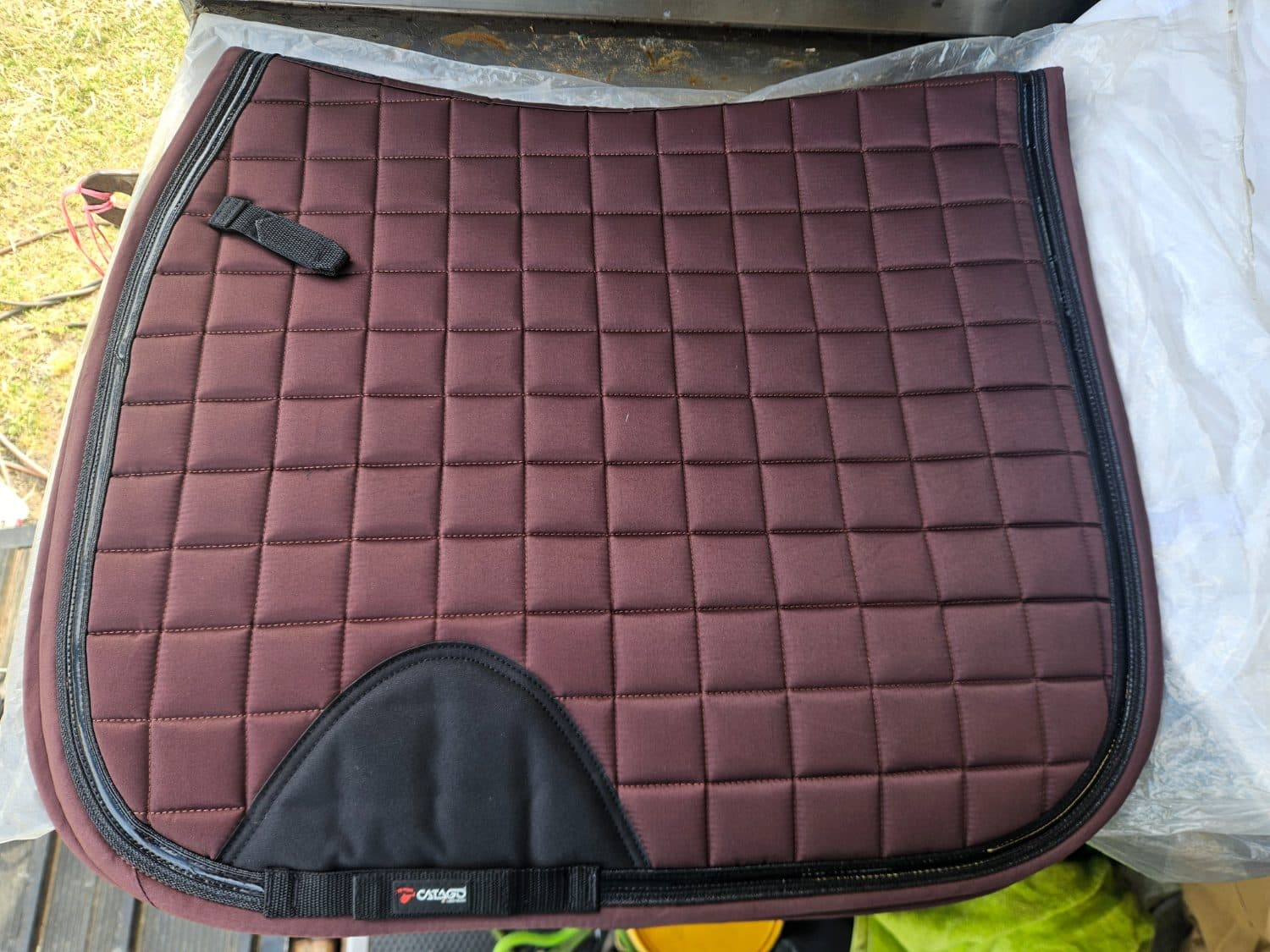 Plum dressage pad — image 1