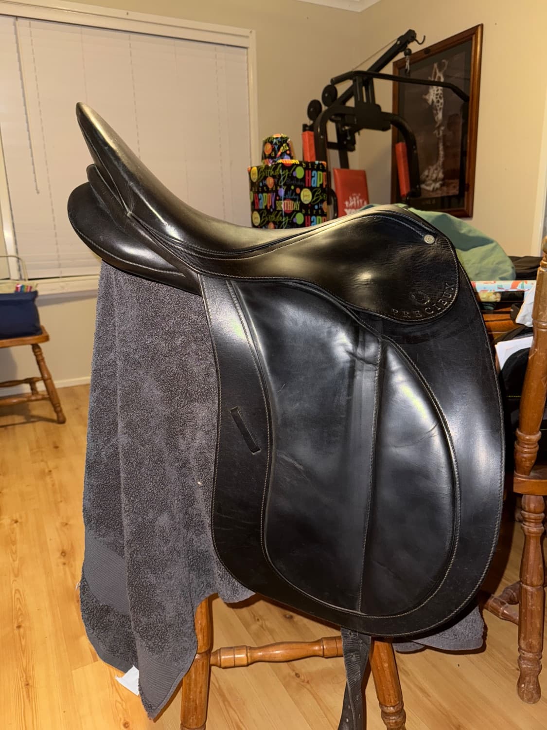 Bates precieux close contact dressage saddle 17.5 inch — image 1