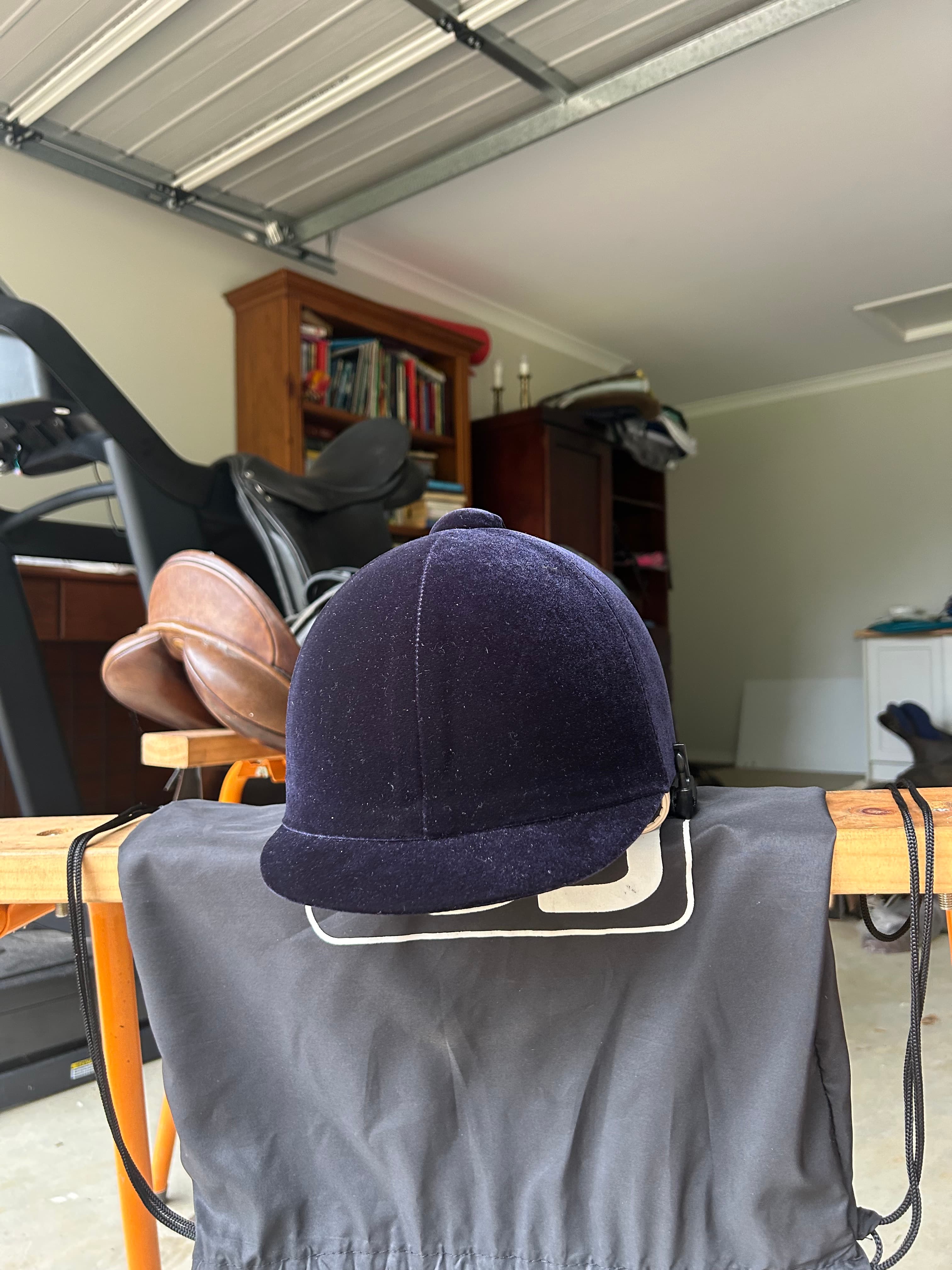 Euro sport navy show helmet — image 1