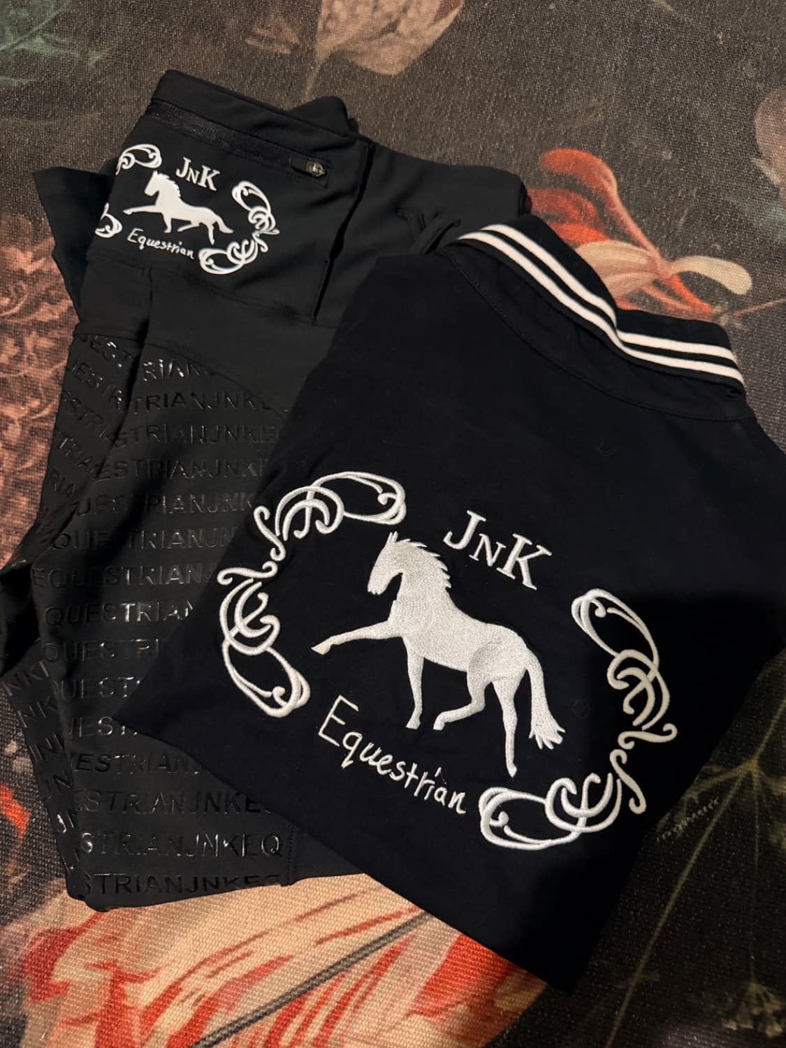 JNK tights and polo shirt set