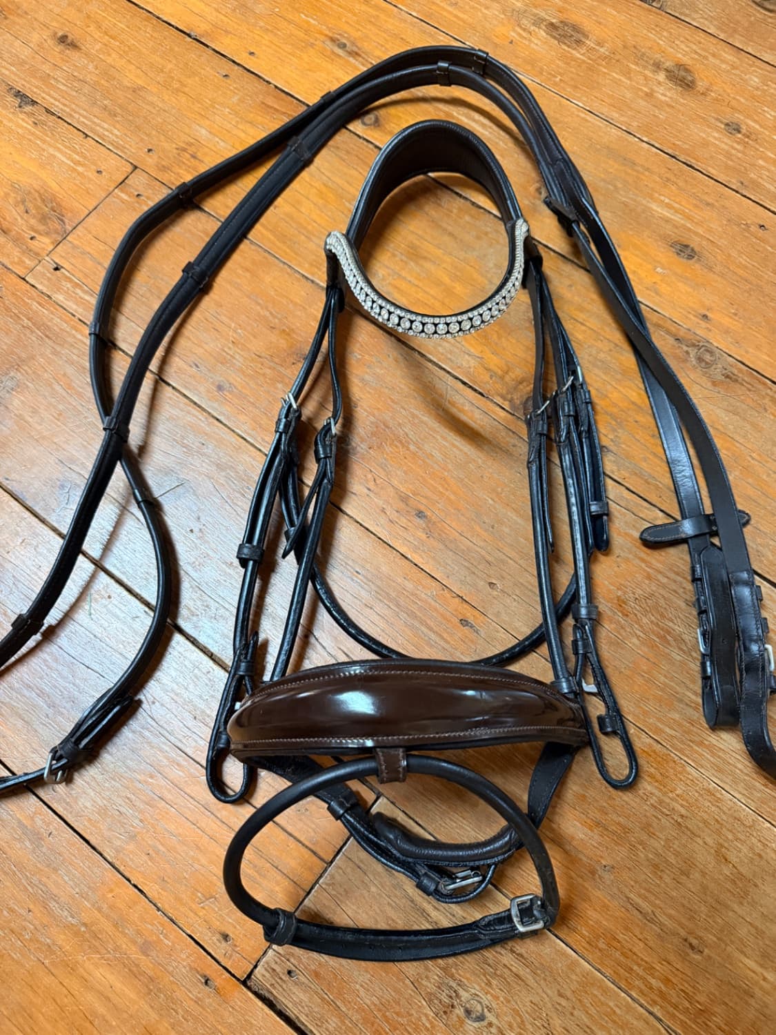 Lumiere Amie rolled leather bridle FULL