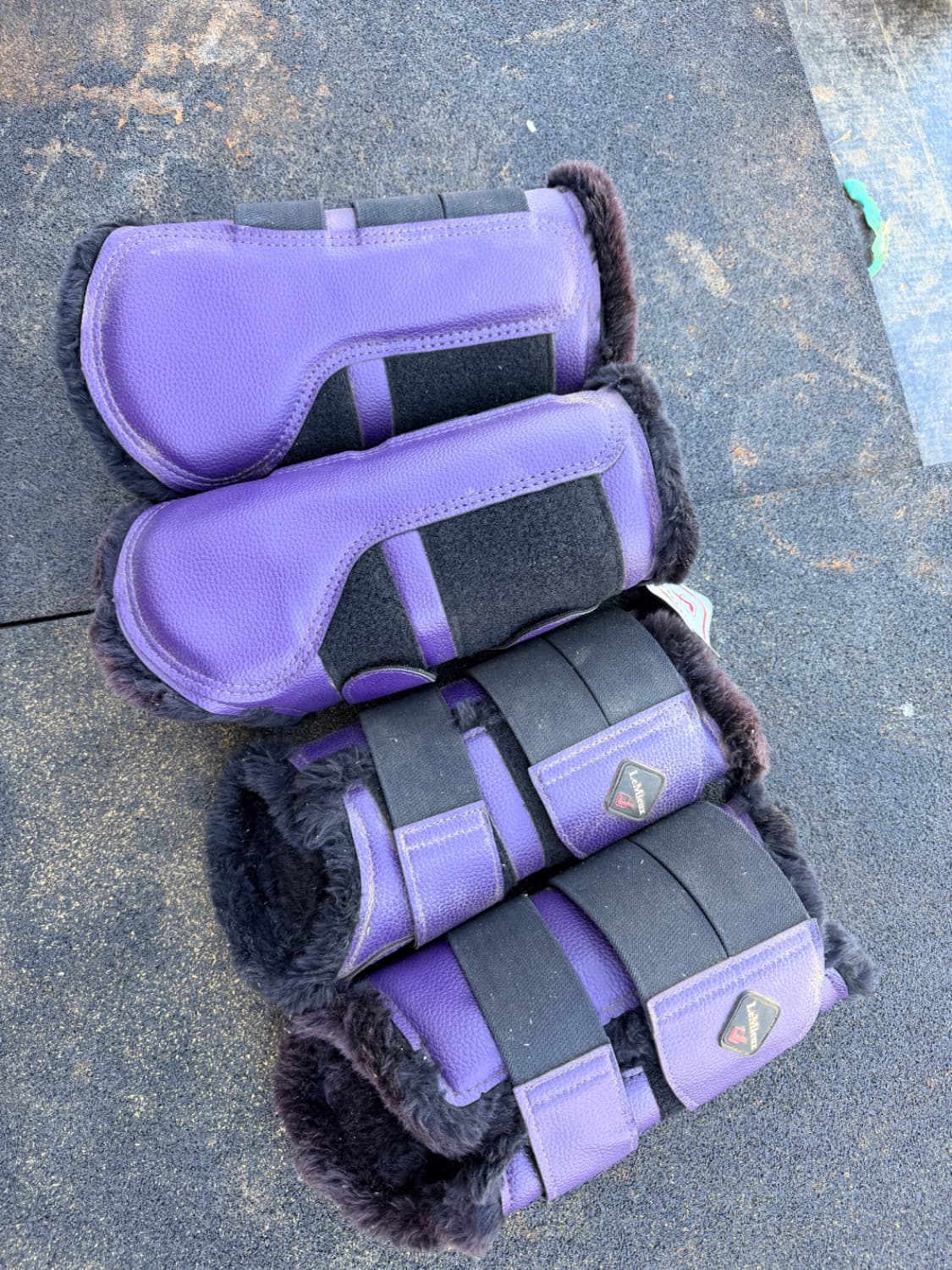 Lemieux blackcurrant brushing boots set of 4 — image 1