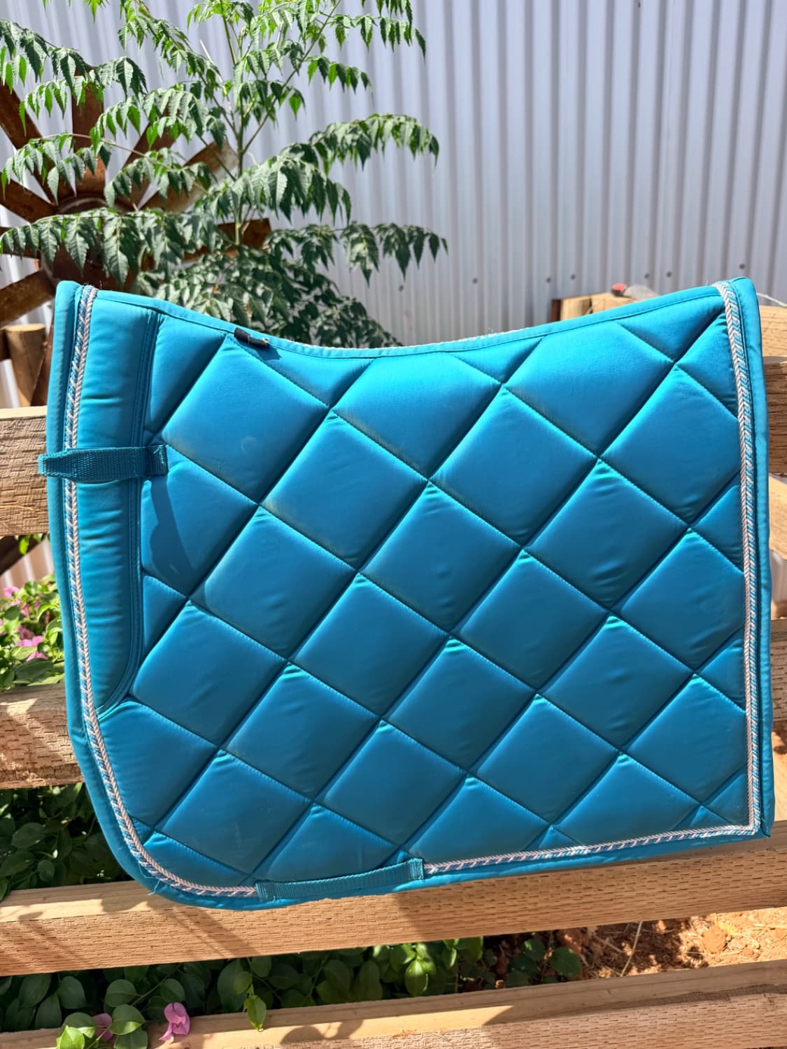 Stunning Standard Issue Equestrian saddle pad.