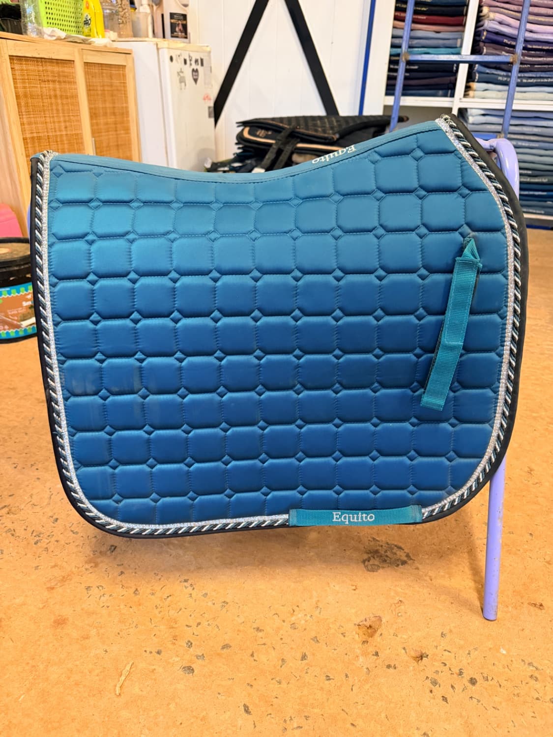 Equito Teal saddle pad Cob