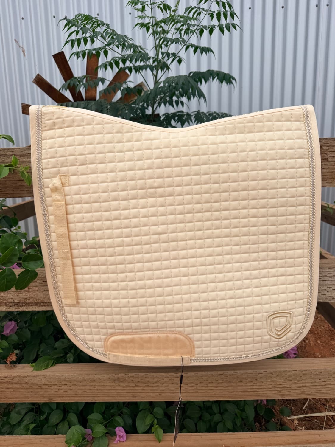 Equipad lemon yellow saddle pad NWT