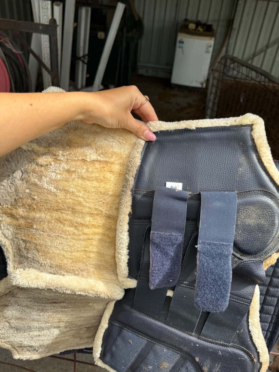 Navy PS OF SWEDEN full set brushing boots — image 1