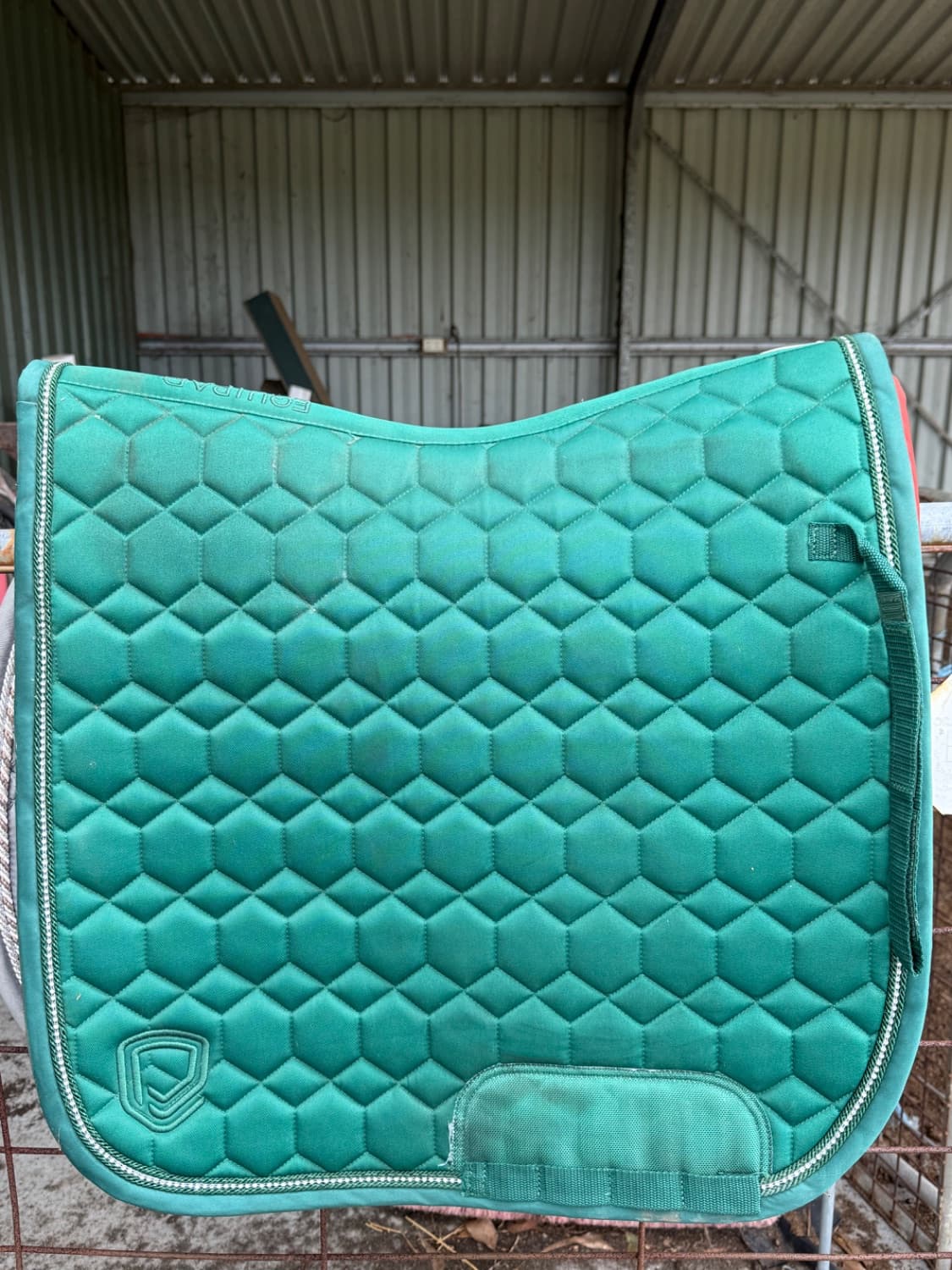 Green EQUIPAD Dressage Pad
