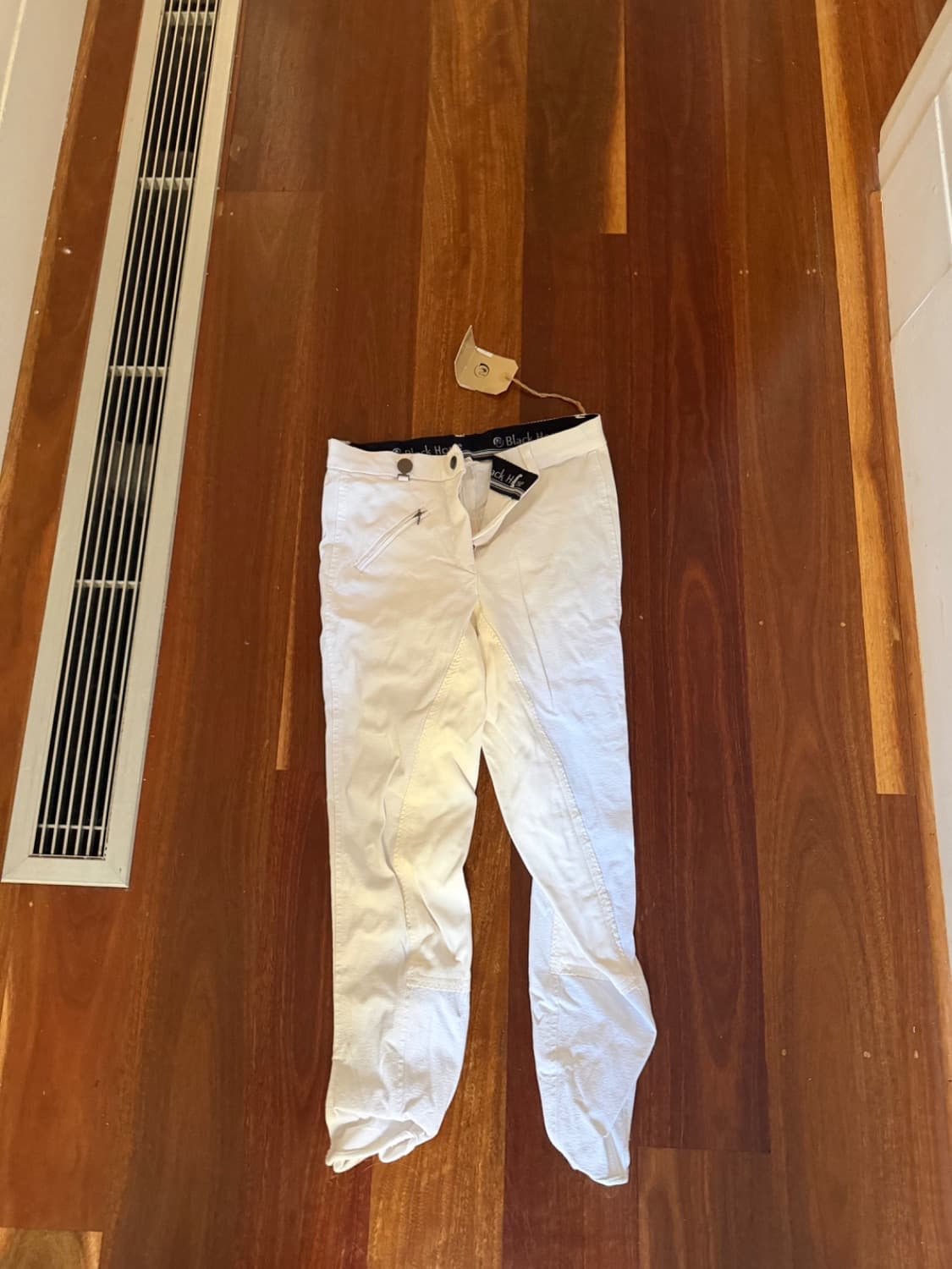 Black Horse white show breeches BNWT never worn — image 1