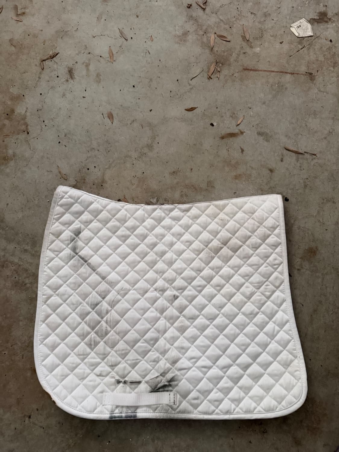 Zilco white full dressage pad — image 1