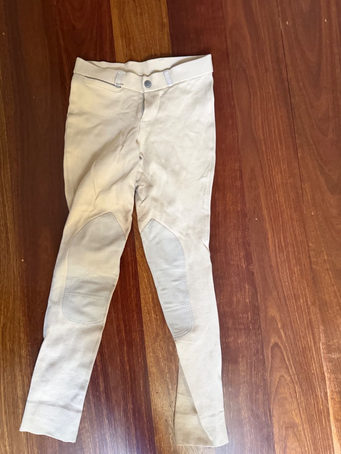 Kids Lyndi J beige jodphurs — image 1