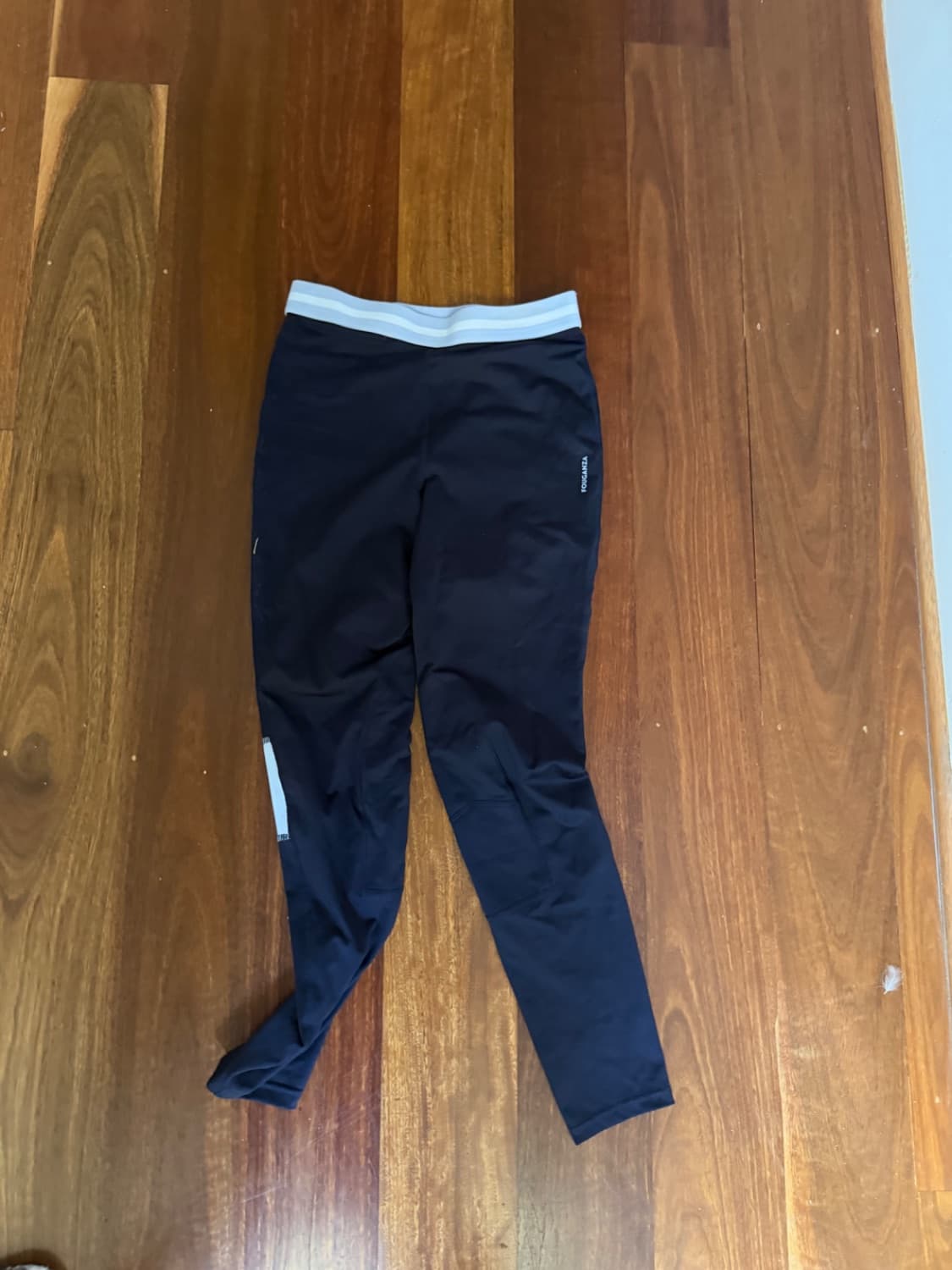 Fouganza navy and blue riding tights — image 1