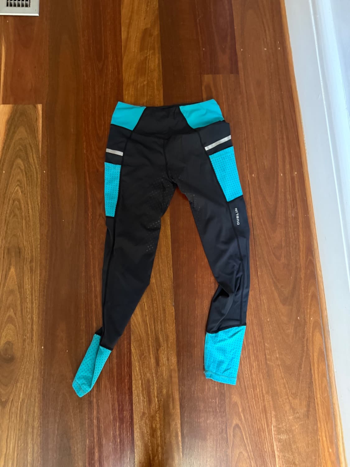 Dublin teal active riding tights — image 1
