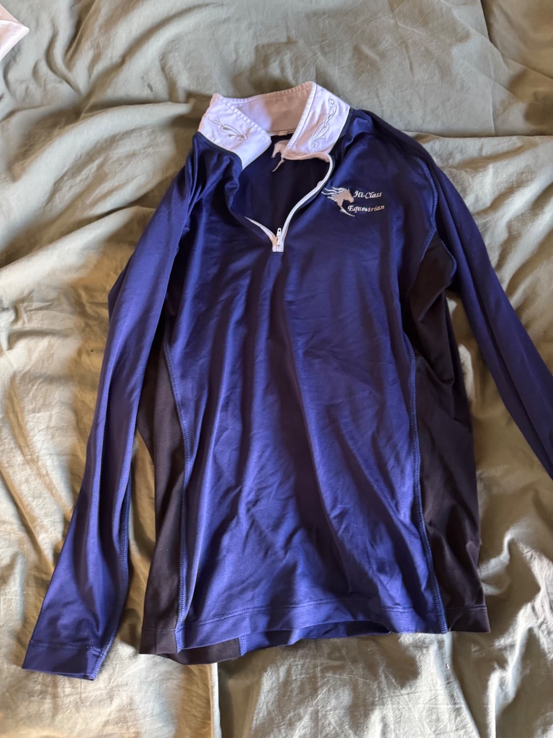 Hi Class Equestrian navy showshirt — image 1