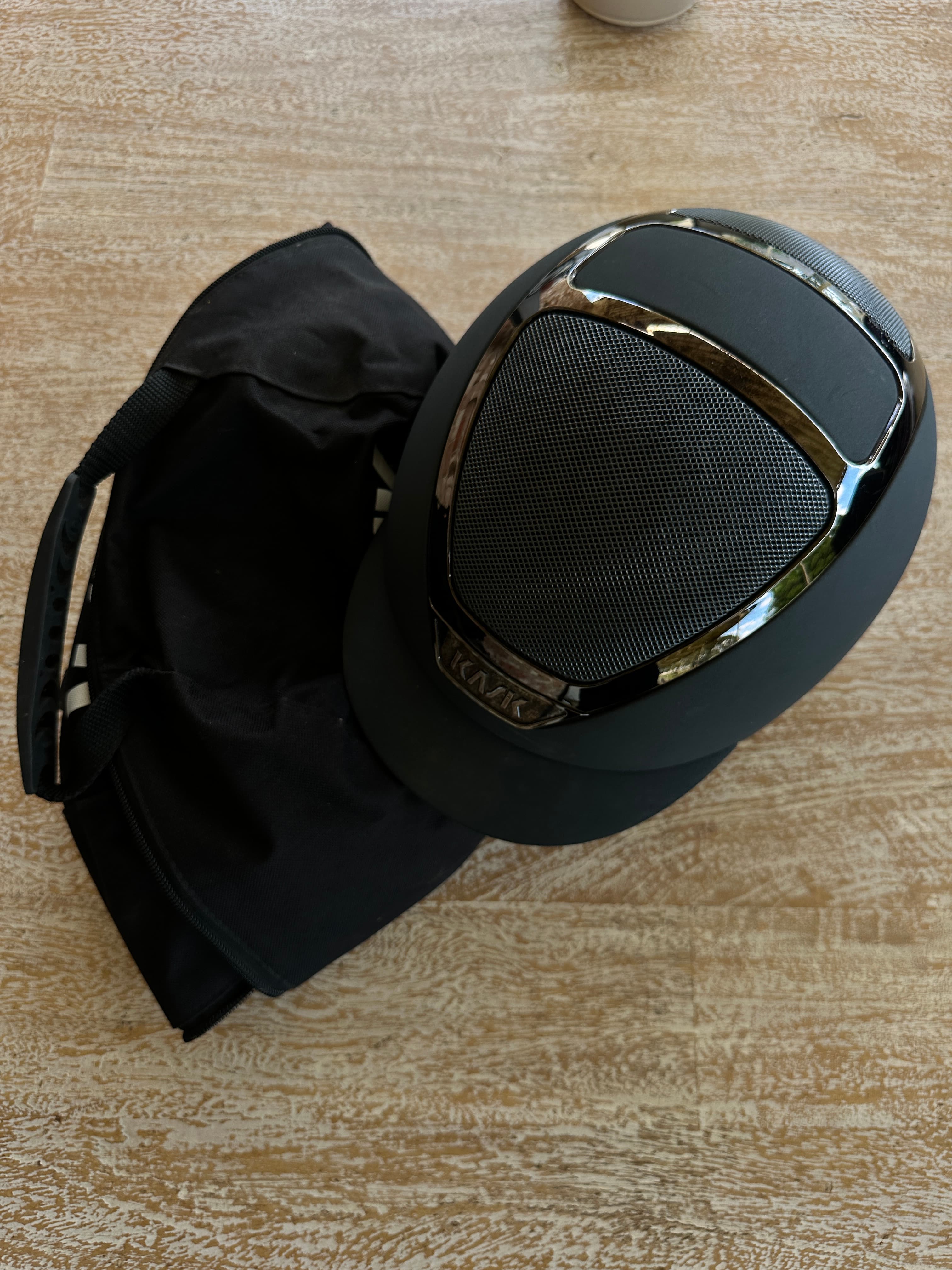 KASK Dogma Chrome Helmet (Anthracite Colour) + Size 57 Liner & Carry Case