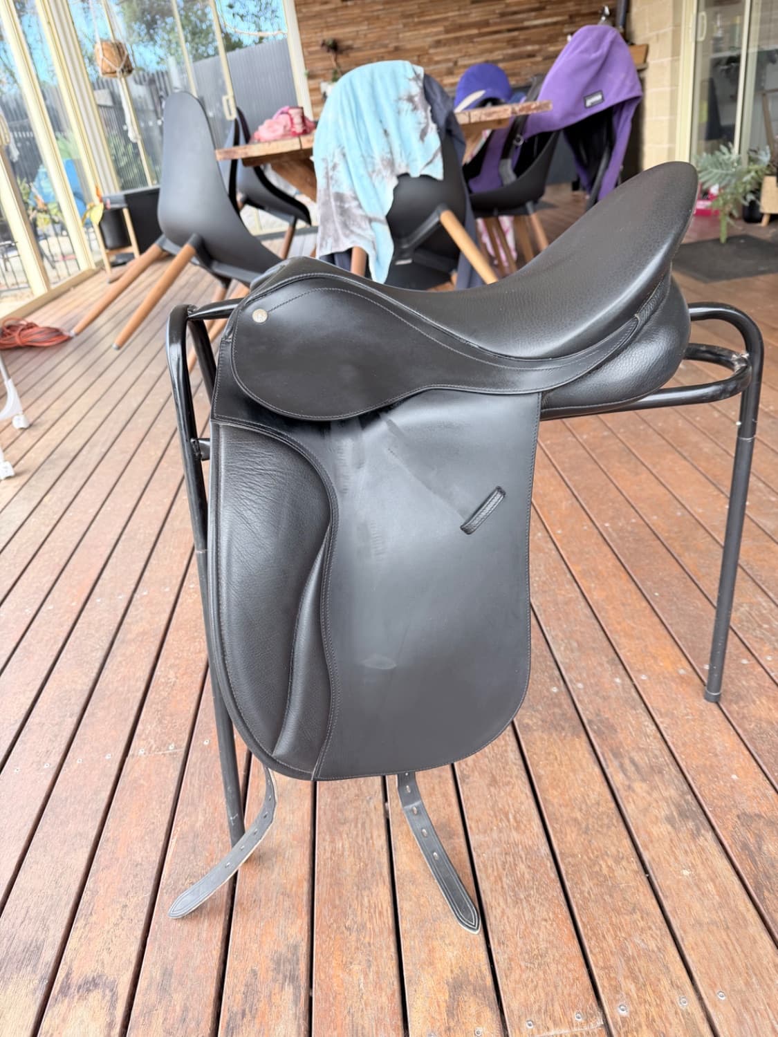 16.5” Collegiate Dressage Saddle — image 1