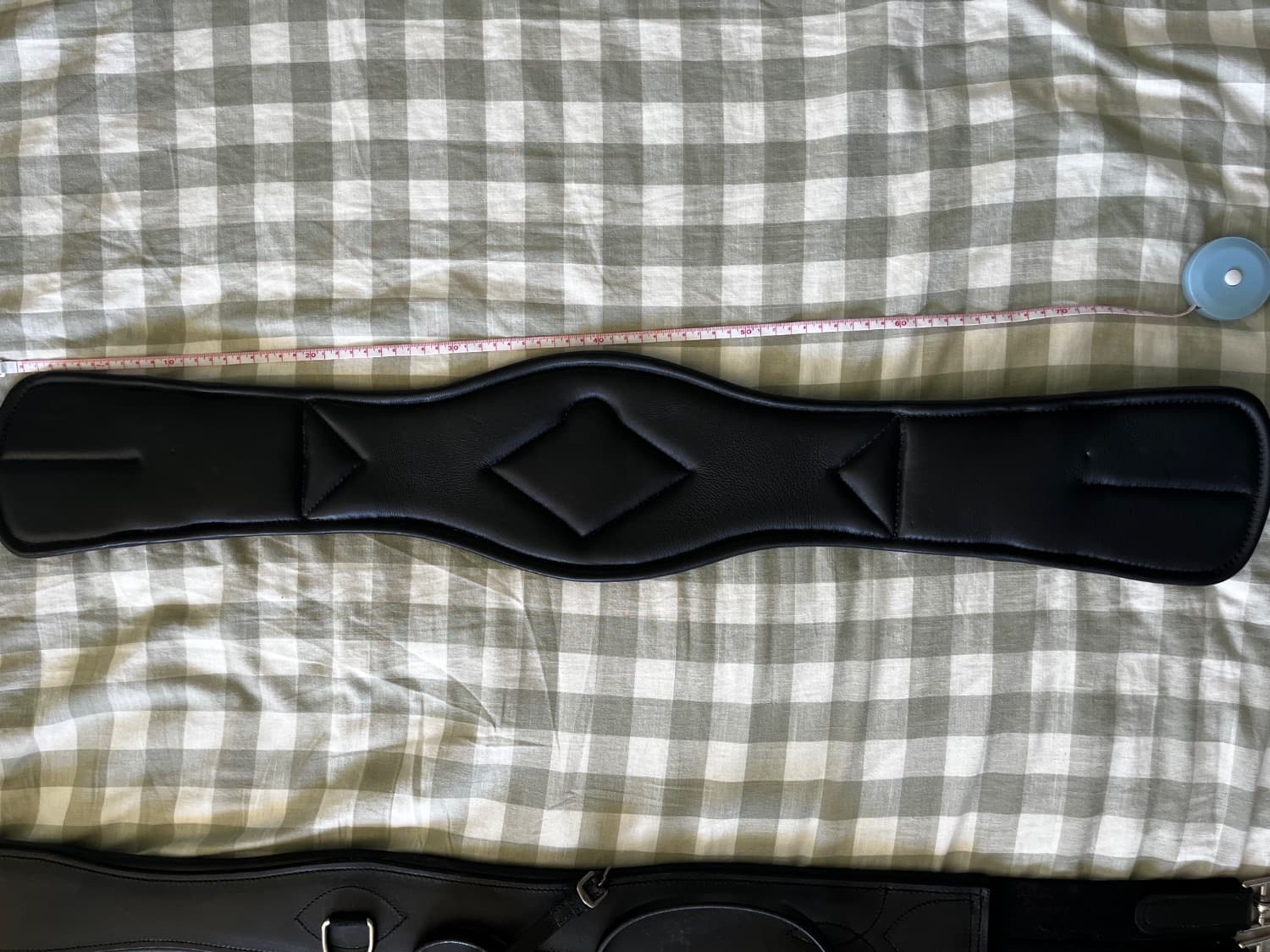 Leather cavalier girth 75cm — image 1