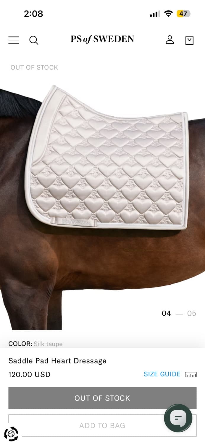 PSOS Dressage saddle pad — image 1