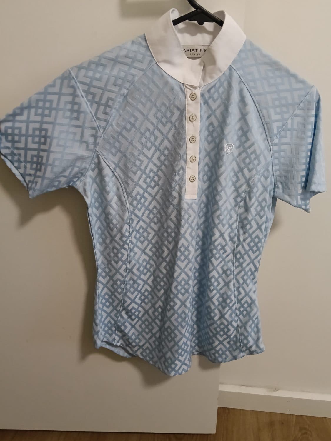 Light blue Ariat show shirt — image 1