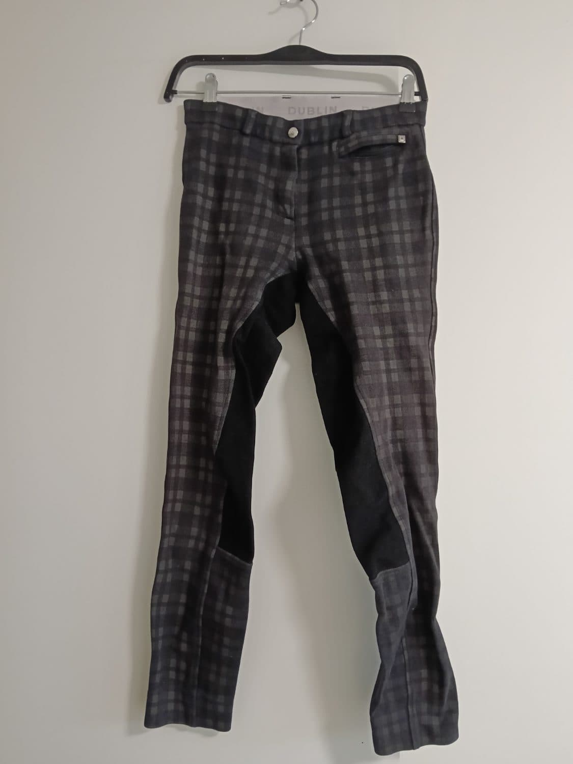 Dublin grey check jodhpurs — image 1