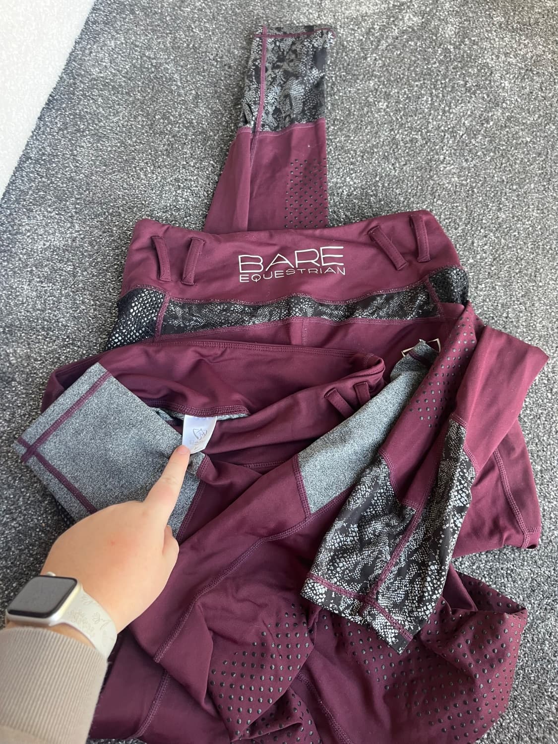 Bare Equestrian tights bundle- Maroon — image 1