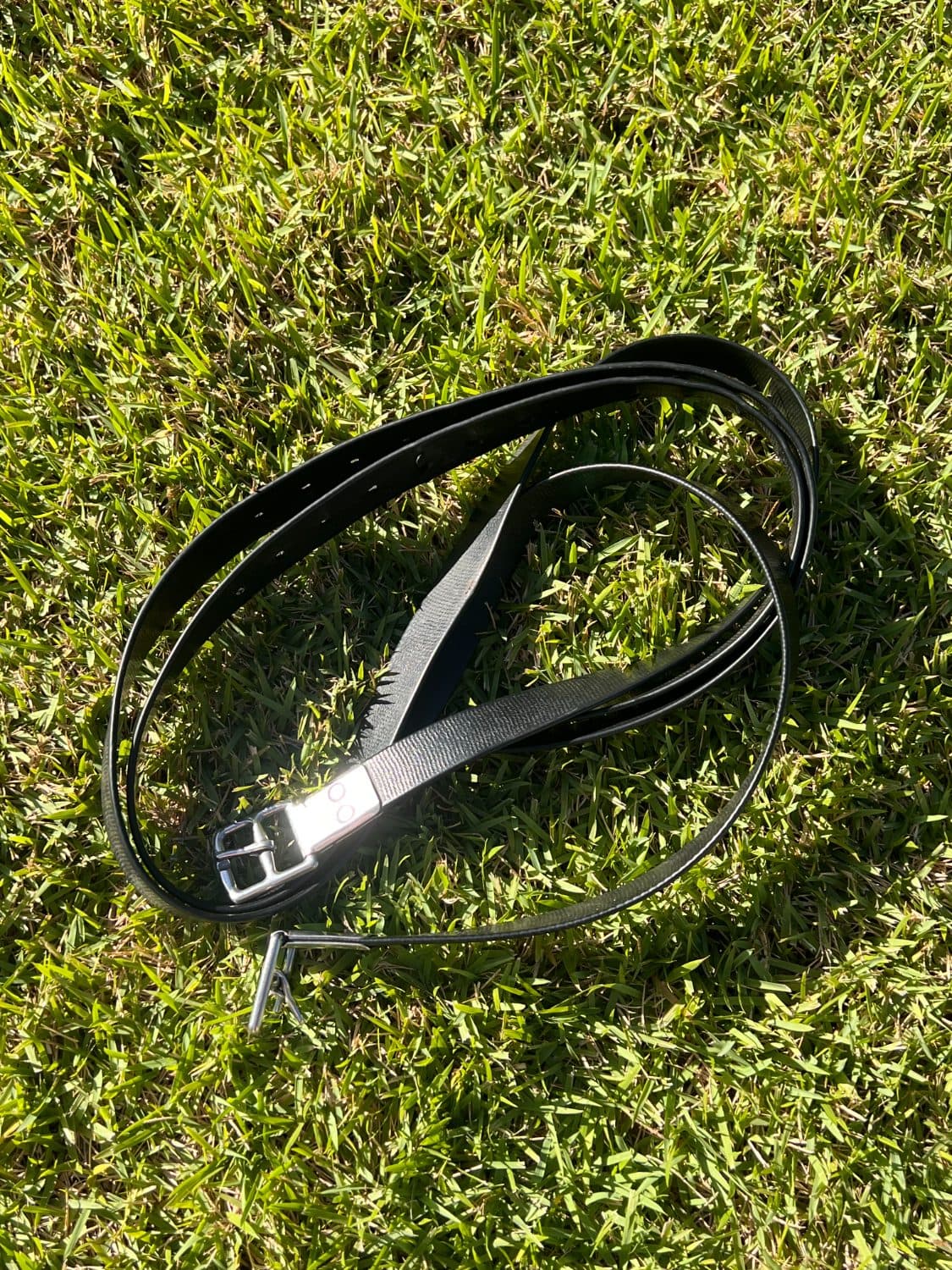 Black Stirrup Leathers — image 1