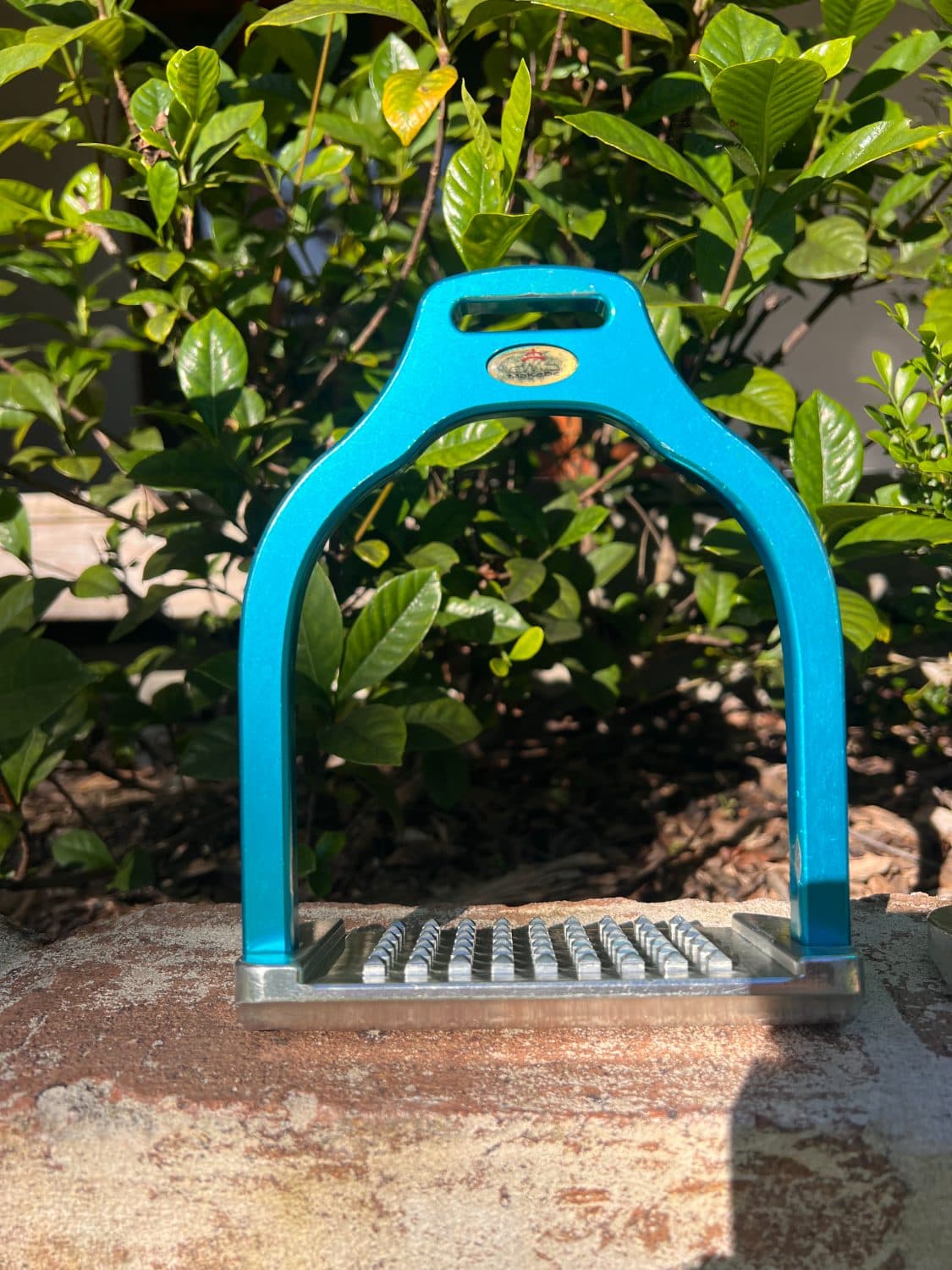 MakeBe Blue and Silver Dressage Stirrups — image 1