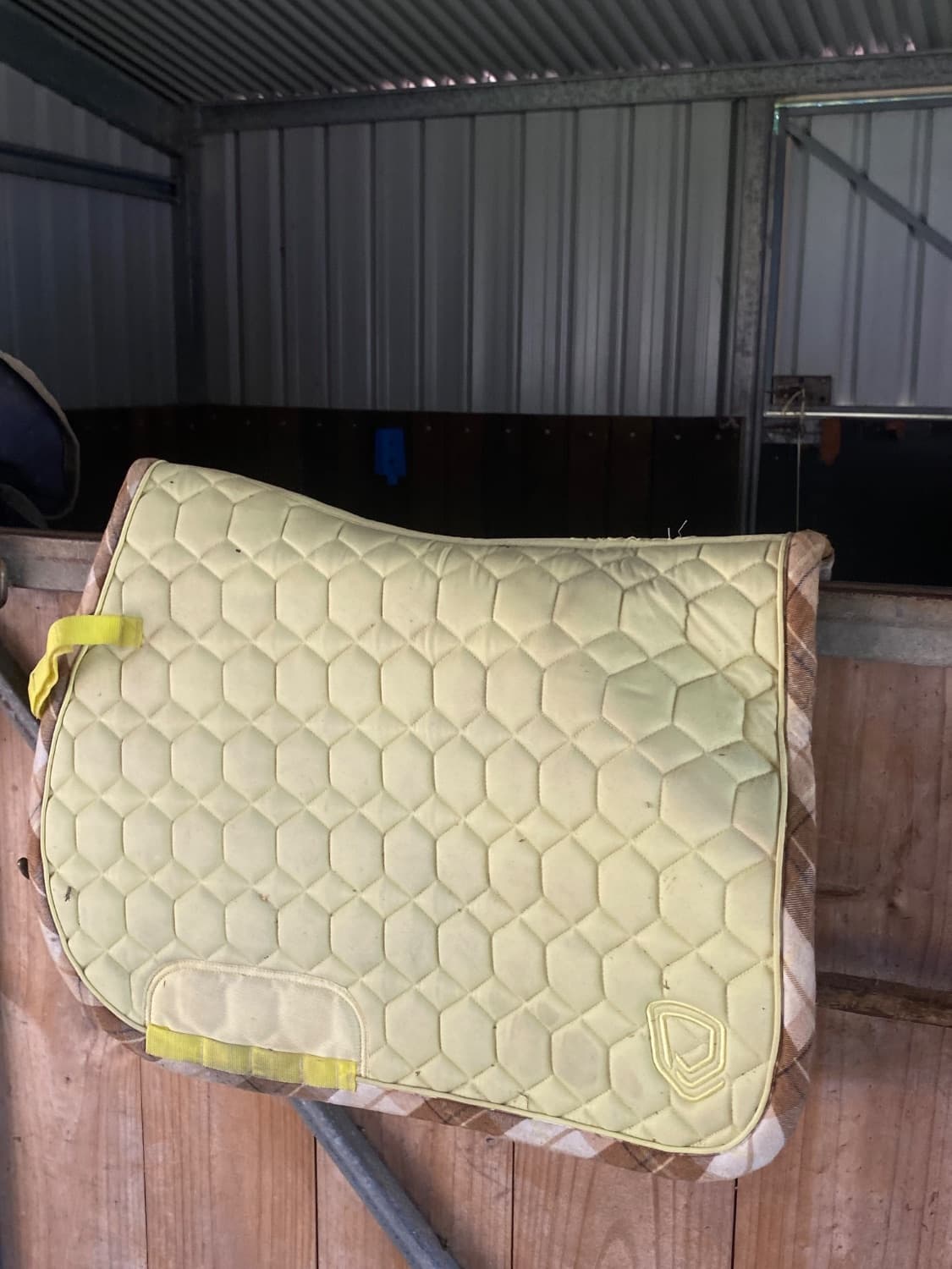 Equipad yellow jump saddle pad — image 1