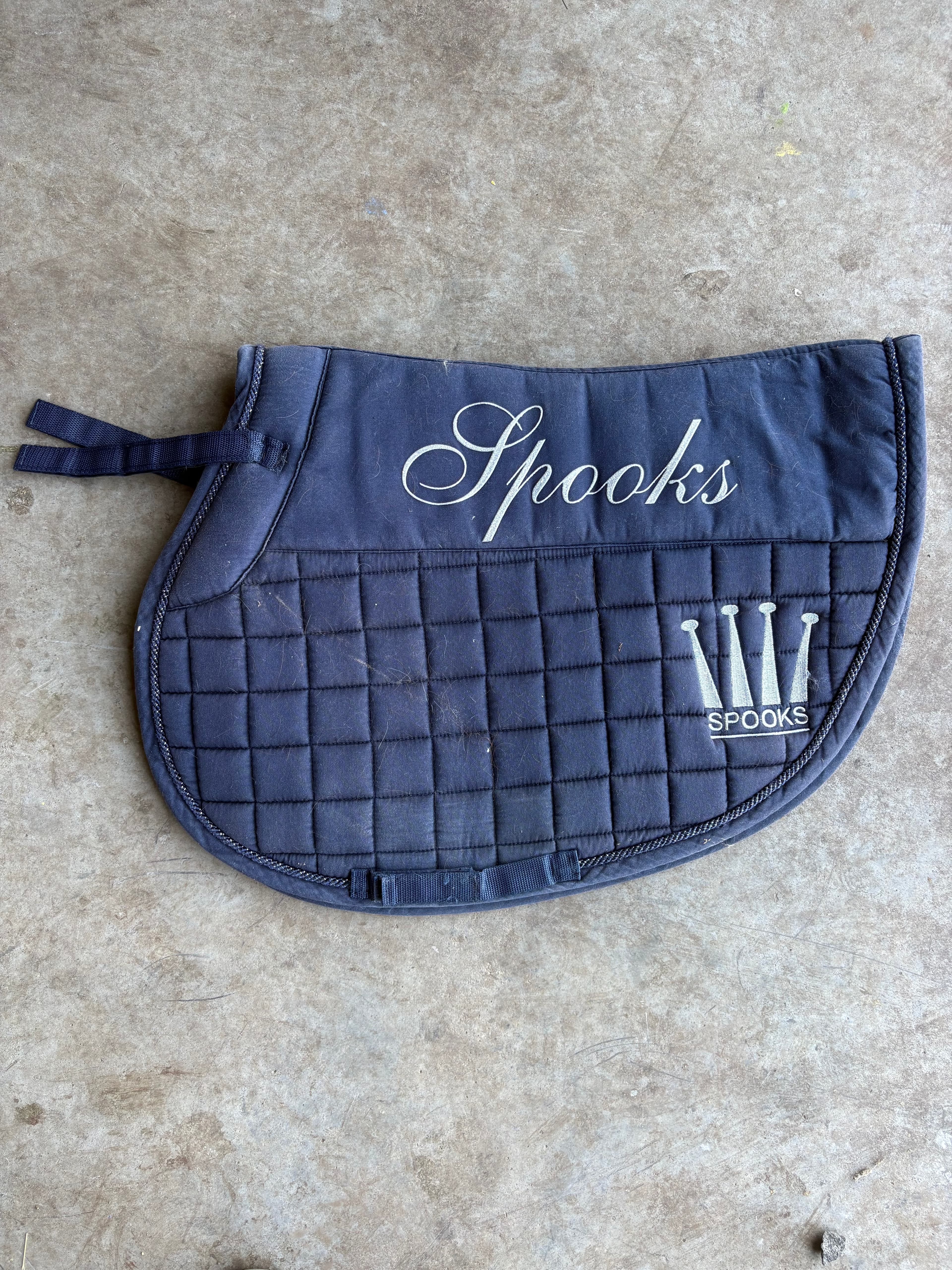 Spooks navy saddle pag — image 1