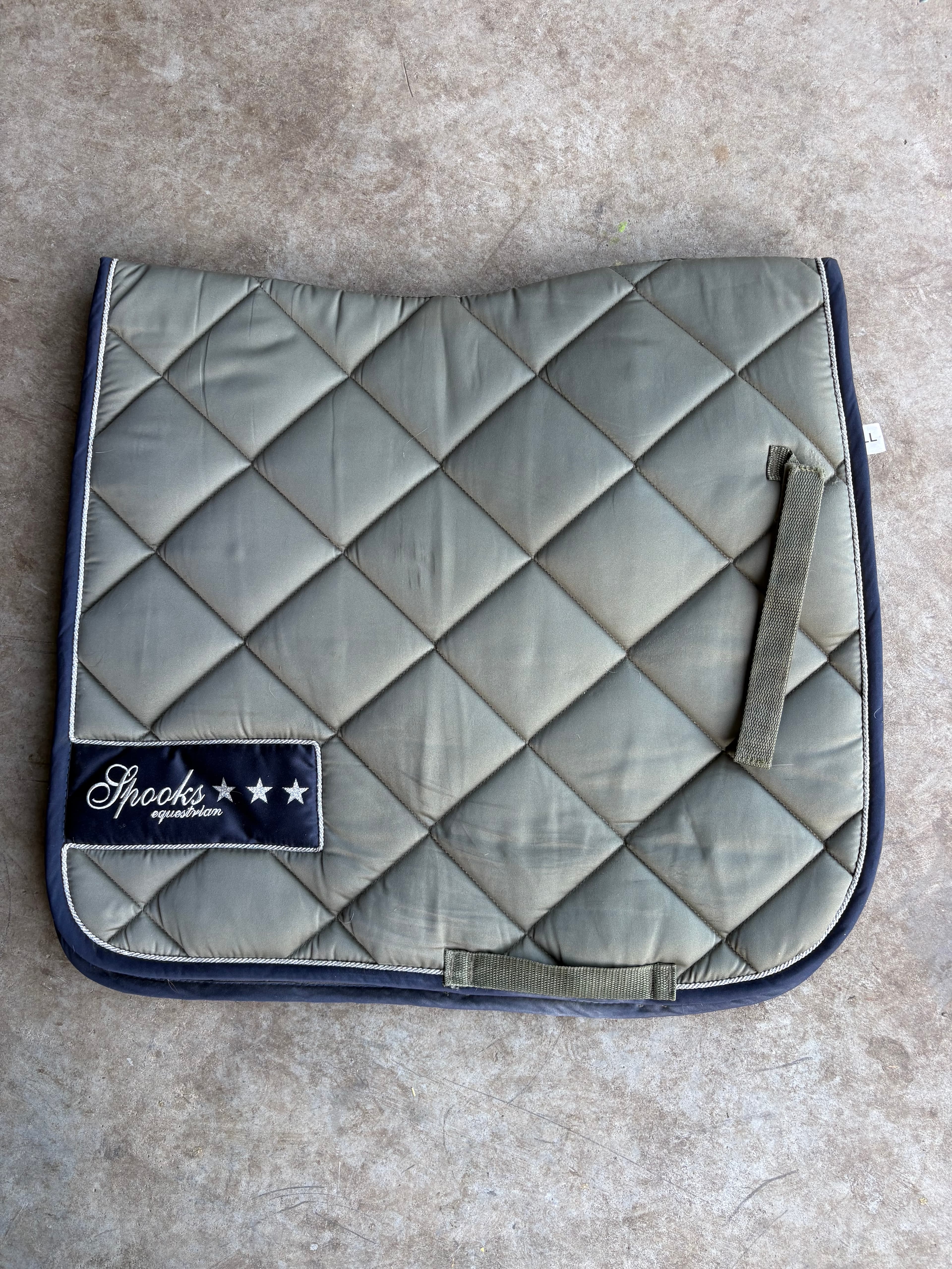 Spooks green saddle pad — image 1