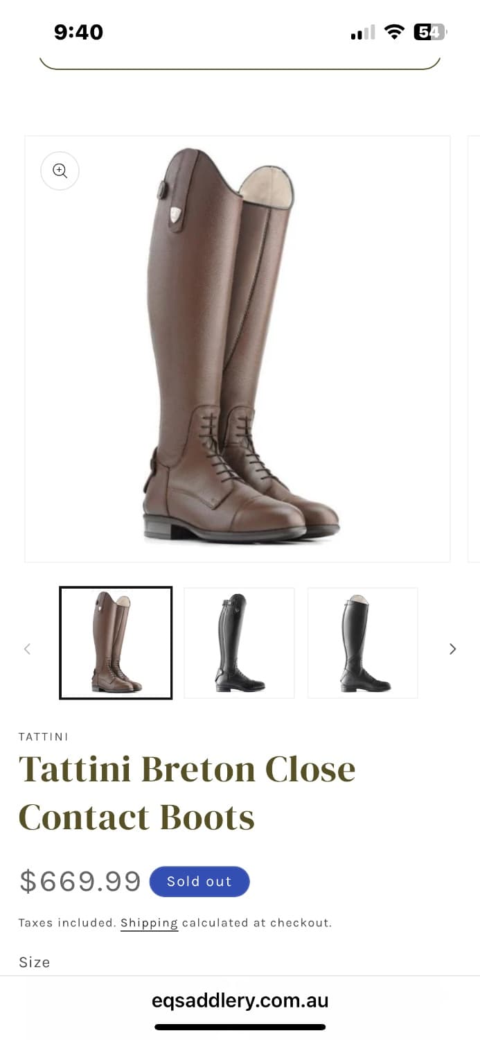 Tattini Breton Close Contact Boots
