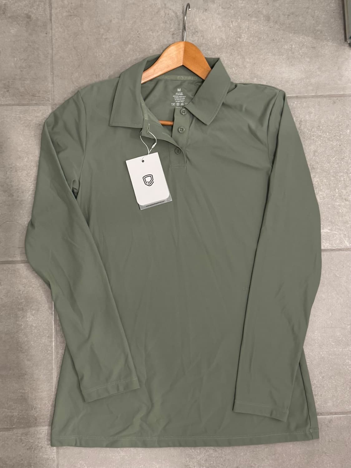 Equipad Fern Long Sleeve Polo — image 1