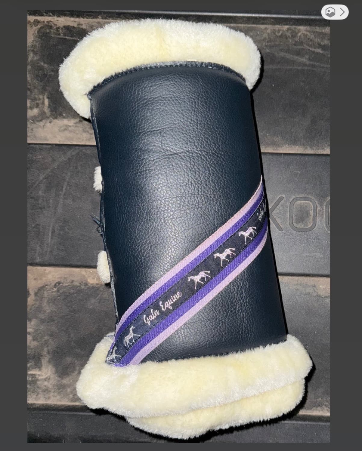 Full size Gala Equine mink boots — image 1