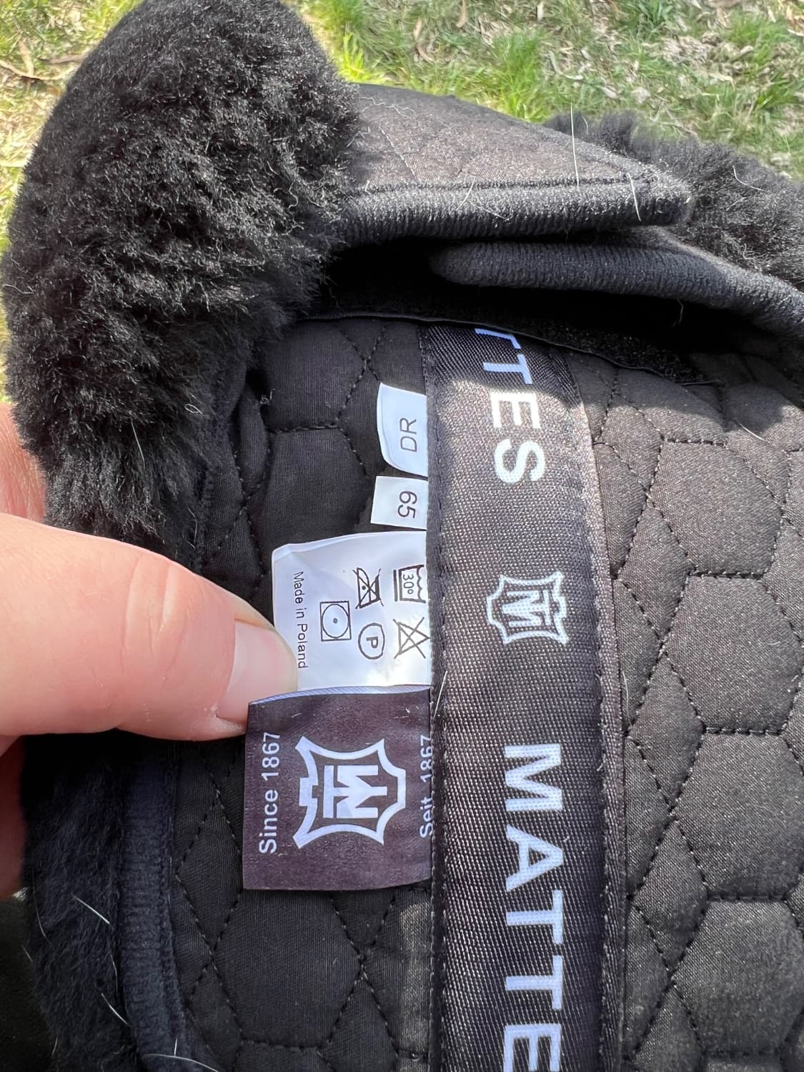 65cm Mattes girth cover — image 1