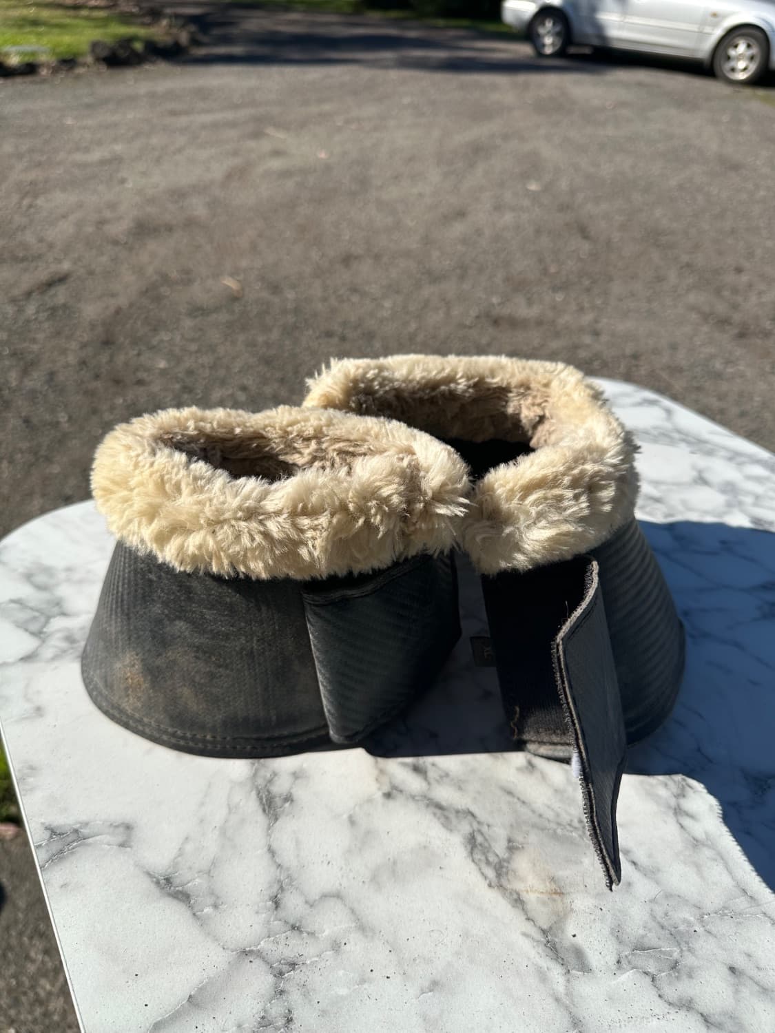 XL fleece lined bell boots — image 1