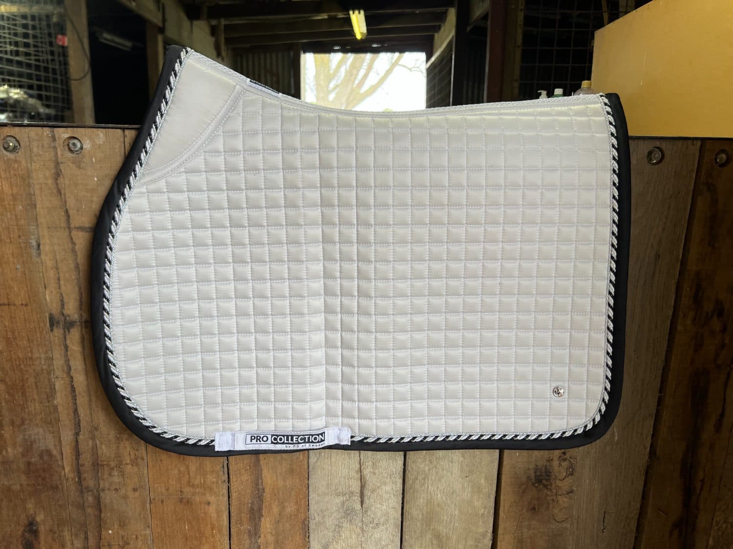 PSOS White Jump Saddle Pad