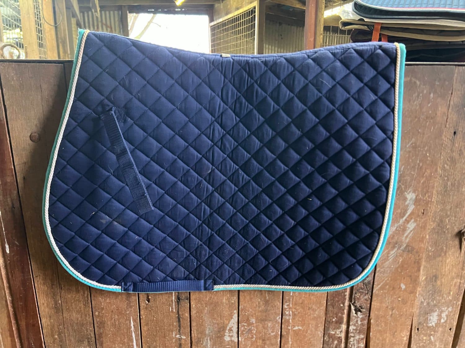 Roma Navy AP Saddle Pad *free postage