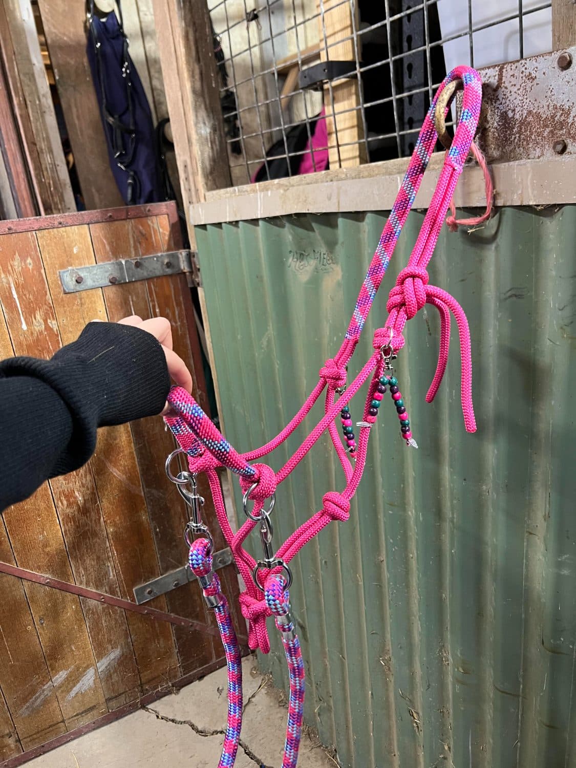 QHP Rope Bitless Bridle set — image 1